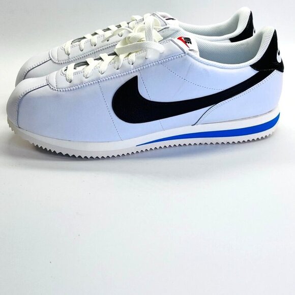Nike Cortez '23 Men's Size 13 White Black Photo Blue  Sneakers DM4044-100 - Picture 3 of 14